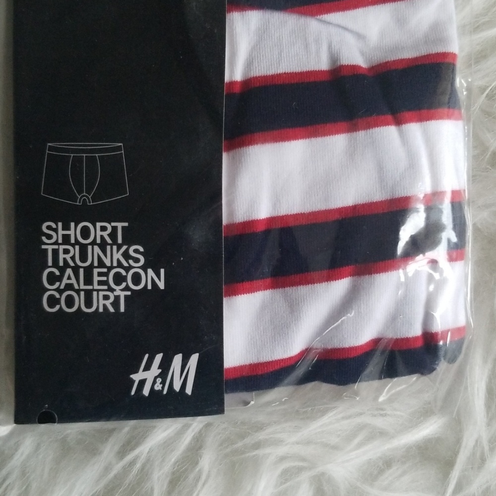 H&M Red White Short Trunks